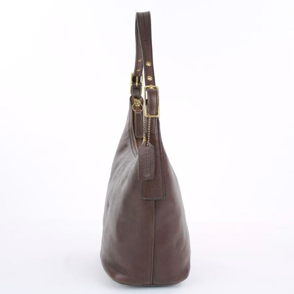 Coach Vintage Brown Leather Bag -9823 - Picture 3 of 7